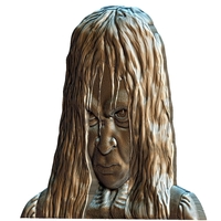 Samara The Ring bas relief 3d model - Thumbnail 17
