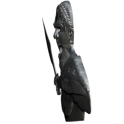 Spartan Tzar Leonid bas relief  for CNC router or 3D printer 3D Print 248737