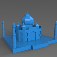 Taj Mahal Low Poly - Thumbnail 1