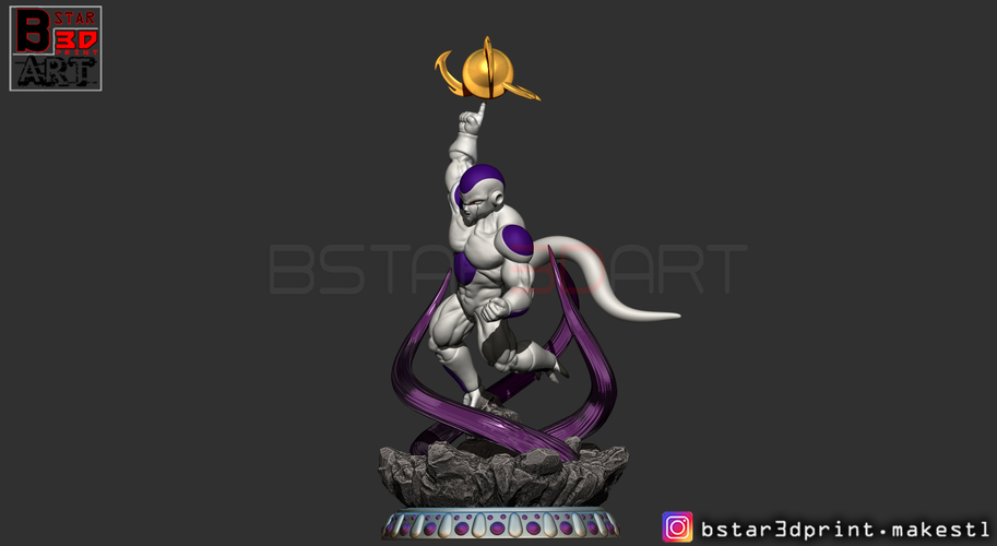 Super Frieza fighting from Dragon Ball Z 3D print model 3D Print 248865