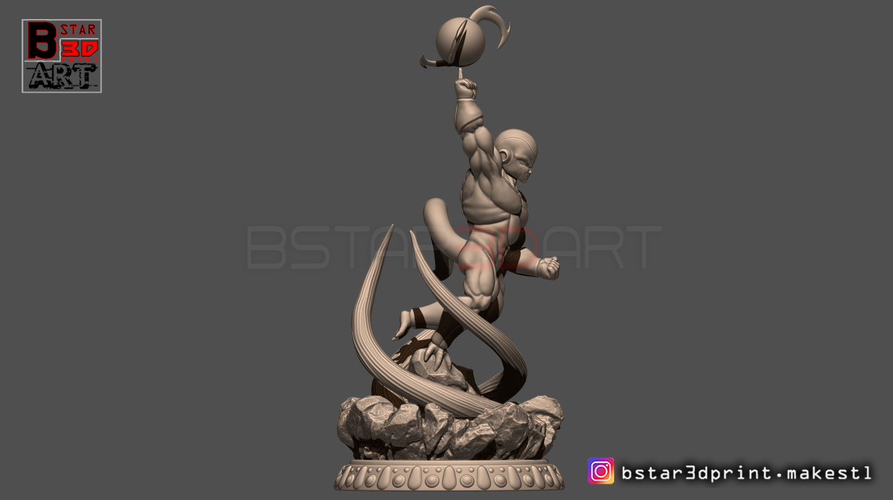 Super Frieza fighting from Dragon Ball Z 3D print model 3D Print 248868