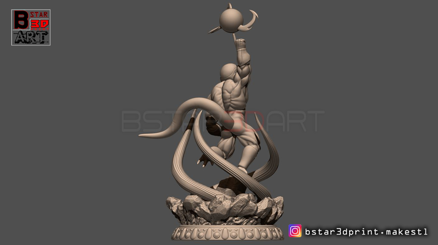 Super Frieza fighting from Dragon Ball Z 3D print model 3D Print 248869