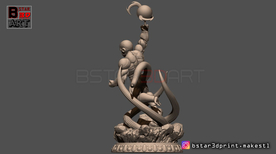 Super Frieza fighting from Dragon Ball Z 3D print model 3D Print 248871