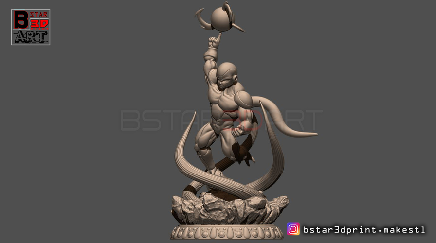 Super Frieza fighting from Dragon Ball Z 3D print model 3D Print 248872