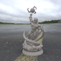 Super Frieza fighting from Dragon Ball Z 3D print model - Thumbnail 15