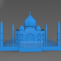 Taj Mahal Low Poly - Thumbnail 4