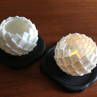 Small Lotus Vase and Lotus Lamp 3D Printing 248964