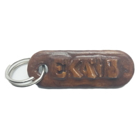 EKAIN Personalized keychain embossed letters - Thumbnail 1