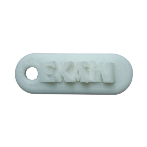 EKAIN Personalized keychain embossed letters 3D Print 249018