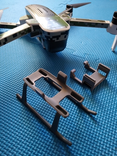 Quickrelease Adapter for the Hubsan Zino - Multiplatform 3D Print 249059
