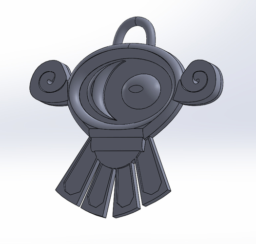 Talim necklace medallion 3D Print 249172