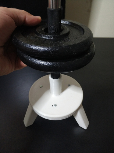 Selfie stick - Monopod Support Platform (for a 18mm diameter) 3D Print 249255