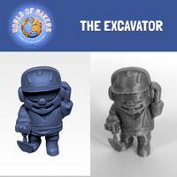 Small "The Excavator" from the World of Makers series 3D Printing 24931