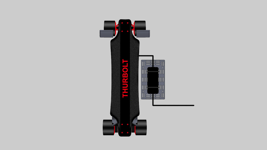 Our first esk8 rack (you can hang your board vertically) 3D Print 249433