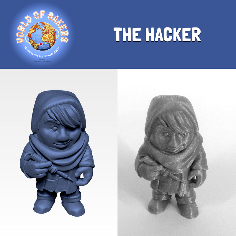 "The Hacker" from the World of Makers series