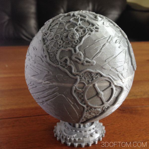 Medium Gear Globe / Maker Globe 3D Printing 24956