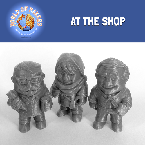"At the Shop" collection  from the World of Makers series 3D Print 24959