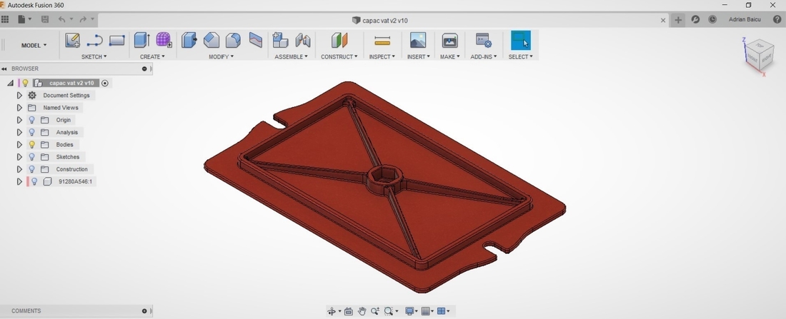 Vat cover Flyingbear Shine LCD resin printer 3D Print 249603