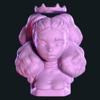 Small Dark Princess 3D Printing 249617