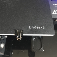 Small Ender 3 BED HANDLE / Poignée pour plateau 3D Printing 249665