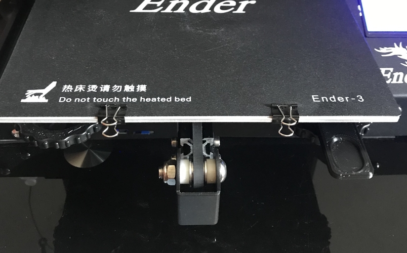 Ender 3 BED HANDLE / Poignée pour plateau 3D Print 249666
