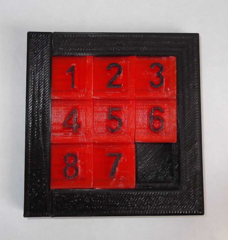 Slider Puzzle. 3x3.