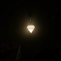 Diamond shaped lamp - Thumbnail 1