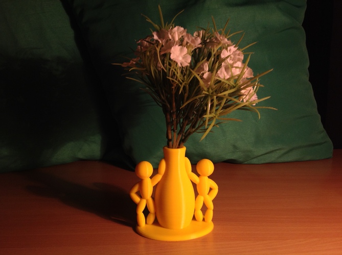 The Thingummies welcome your friends with flowers 3D Print 24979