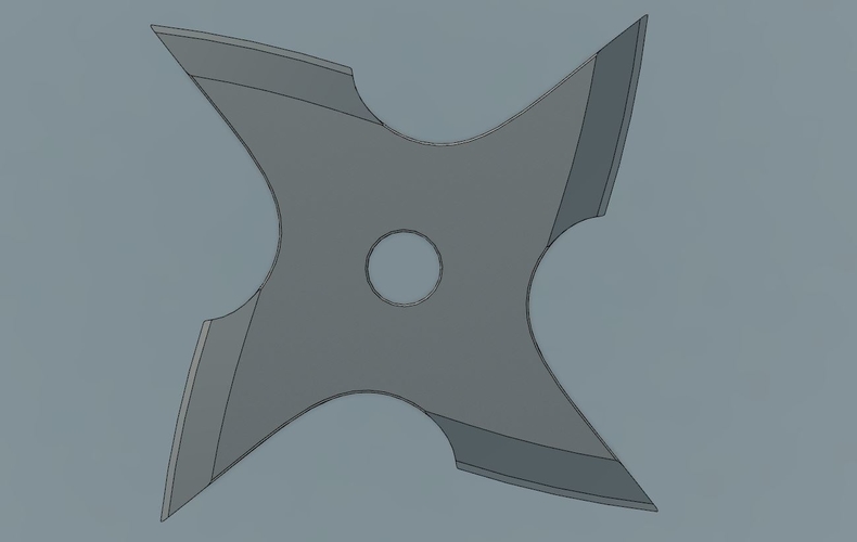 Ninja Shuriken  3D Print 249820