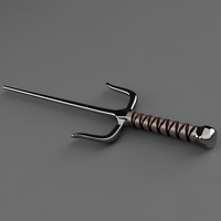 Small Ninja Sai Weapon 3D Printing 249829