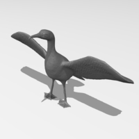 Small Great Cormorant 3D Printing 249895