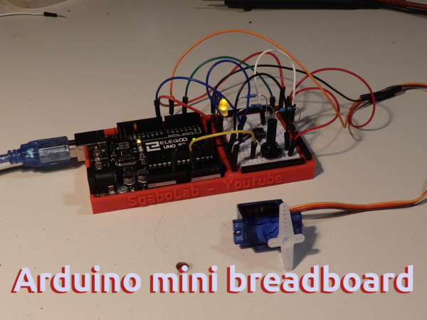Arduino Uno tiny pratical breadboard