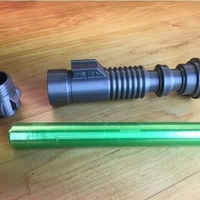Small  3DPRINTINGWORLD Collapsing Lightsaber (Removable Blade)  3D Printing 249966