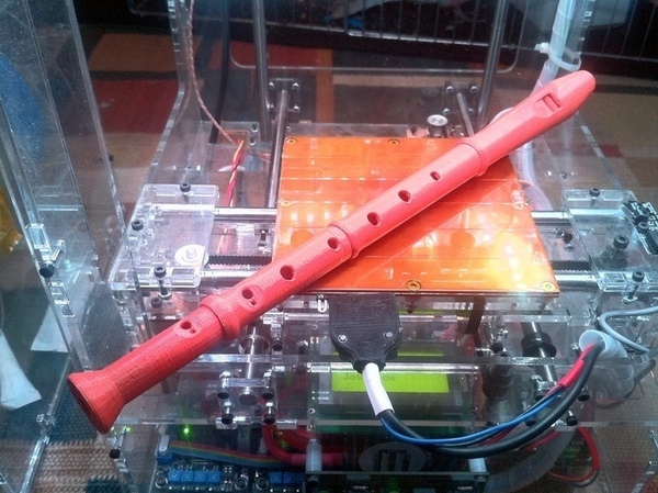 Medium Recorder (Music instrument) 3D Printing 2500
