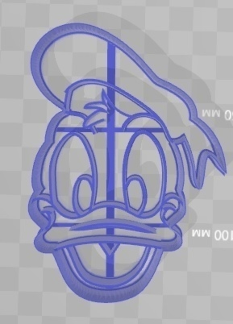 cookie cutter donald duck