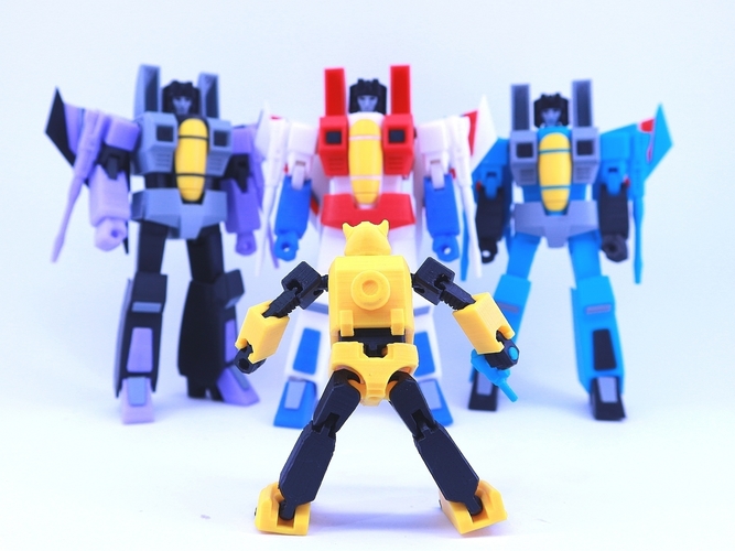 ARTICULATED G1 BUMBLEBEE - NO SUPPORT 3D Print 250037