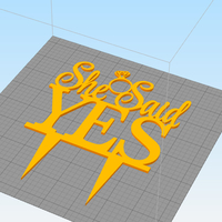 ENGAGEMENT CAKE TOPPER  SET OF 4  - Thumbnail 8