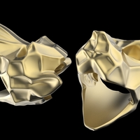Low Poly Dog Ring  - Thumbnail 1