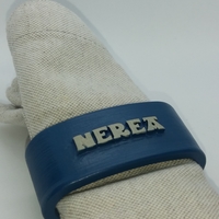 NEREA 3D Napkin Ring with lauburu - Thumbnail 2