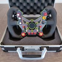 DimSim R1 Steering Wheel Enclosure and Paddle Shifters - Thumbnail 2