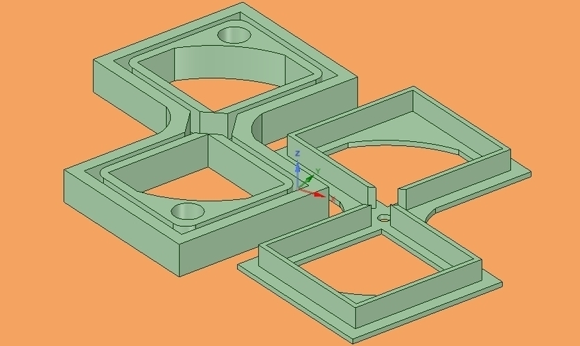  2.4Ghz.  Biquad for Dish & Direct T.V. 3D Print 250328