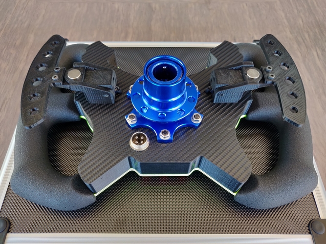 12mm Magnetic Paddle Shifters for Simracing 3D Print 250400