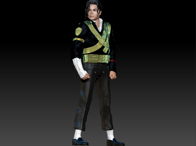 michael jackson 3d print