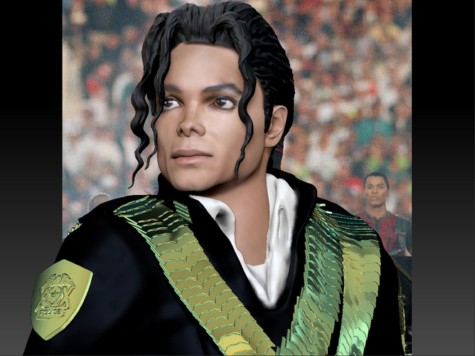 Michael Jackson History Figurine 3D Print 250448