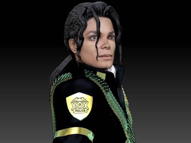 Michael Jackson History Figurine 3D Print 250452