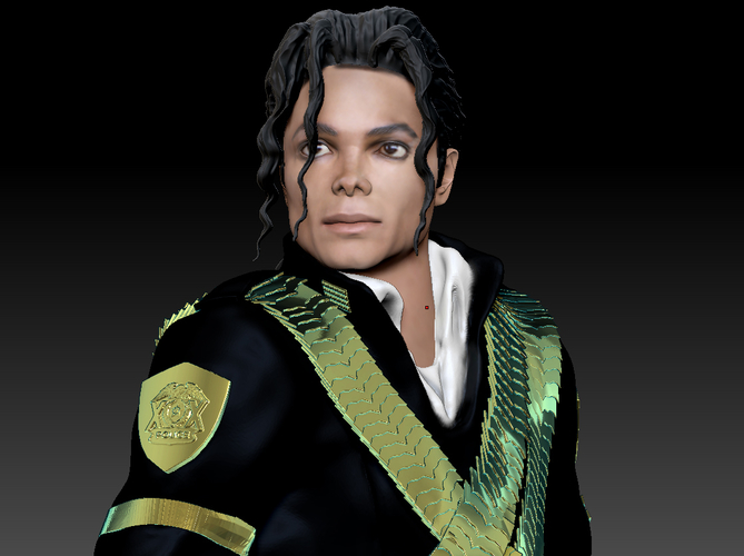 Michael Jackson History Figurine 3D Print 250453