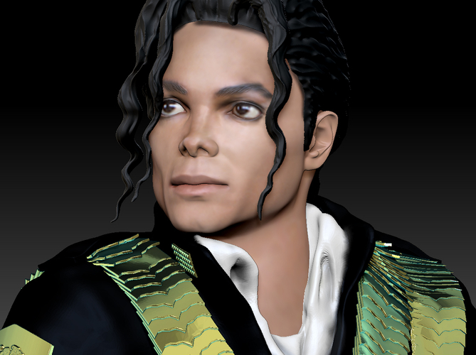 Michael Jackson History Figurine 3D Print 250455