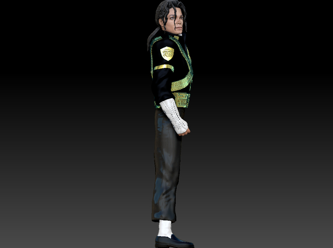 Michael Jackson History Figurine 3D Print 250457