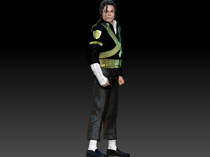 Michael Jackson History Figurine 3D Print 250458