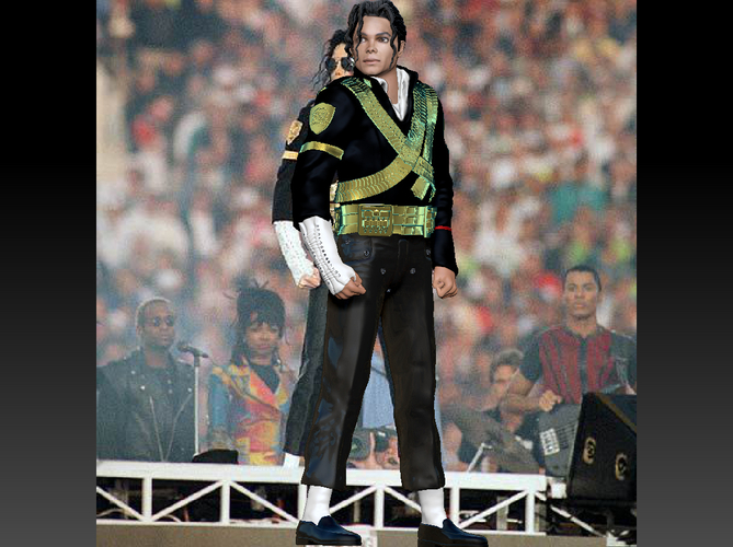 Michael Jackson History Figurine 3D Print 250461
